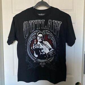 OUTLAW THREADZ Men’s Black T Shirt Size XL
